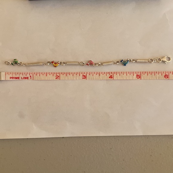 Silver Children’s Bracelet with dolphins - Picture 2 of 4